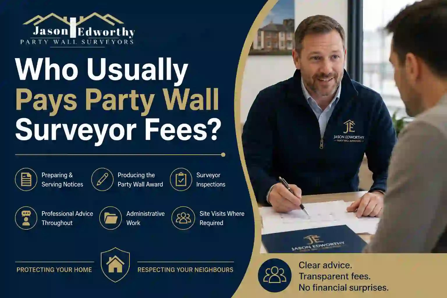 Who Usually Pays Party Wall Surveyor Fees Winsford?